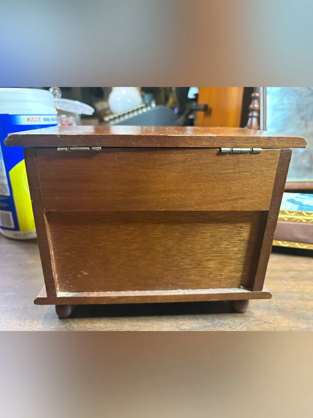 Vintage Wooden Jewelry Box
